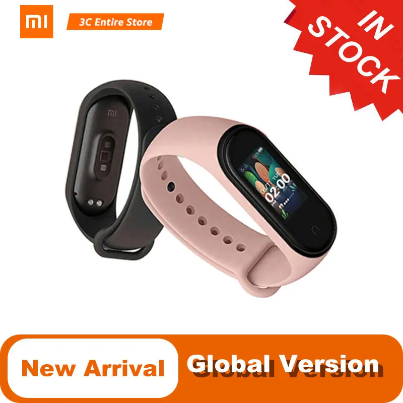 Xiaomi mi Band 4 новейший mi band 4 Mp3 музыкальный цветной экран фитнес частота сердечных сокращений Bluetooth 5,0 умные часы