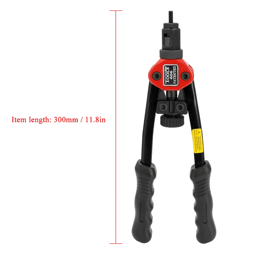 BT-606 Riveter Gun Tools Electric Hand Insert Rivet Nut Gun Double Manual Drill Rivet Tool Kit For M3/M4/M5/M6/M8 Nuts