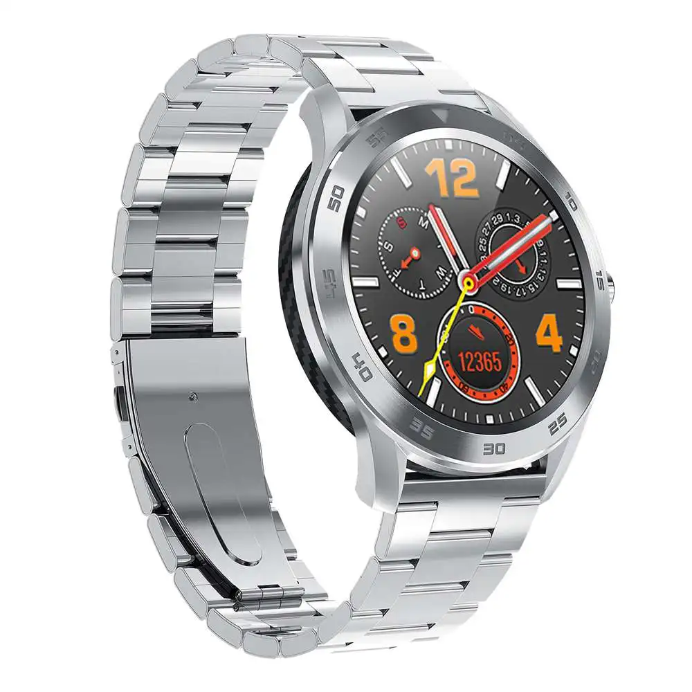 

DT98 Smart Watch IP68 Waterproof 1.3 Full Round HD Screen ECG Detection Changeable Dials Smartwatch Fitness Tracker Men Women