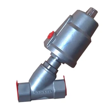 

Dn15-50 Cylinder Stainless Steel Pneumatic Angle Valve Filling Steam Angle Valve