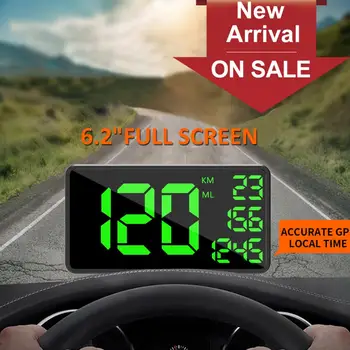 

C1090 Car HUD Head Up Display GPS Speedometer Hud Display KM/h MPH Car HUD Head Up Display Auto Electronic Voltage Alarm