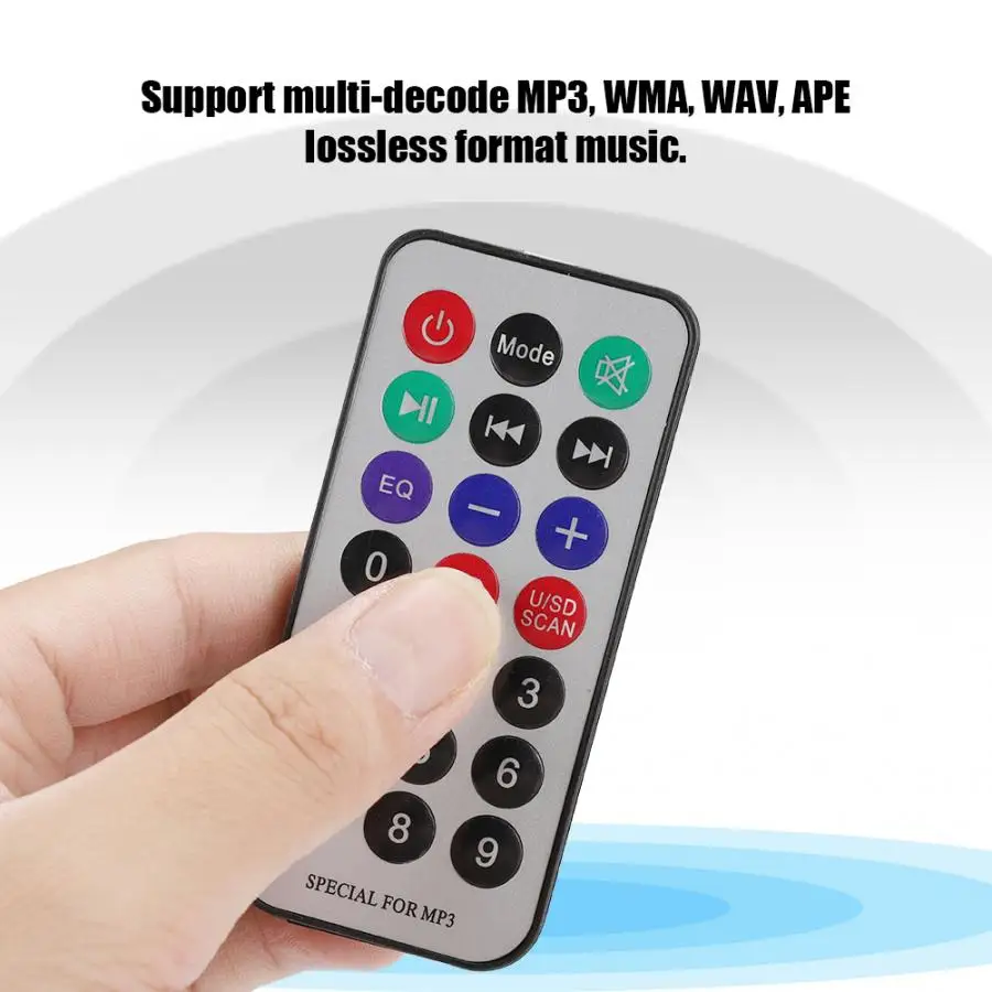 Bluetooth MP3 WMA WAV APE без потерь Музыкальный декодер доска Поддержка Радио FM USB диск