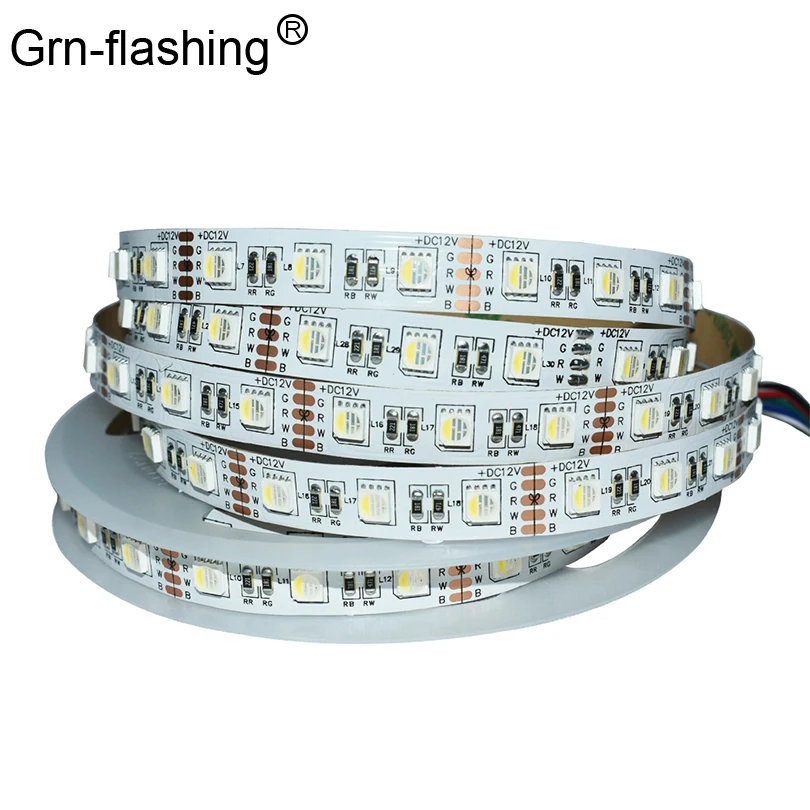 #Best 4 Colors in 1 LED 5050 RGBW LED Strip Lights Dreamcolor DC24V 12V 60LED m 5m Roll RGBW LED strip light RGB+White RGB+Warm White
