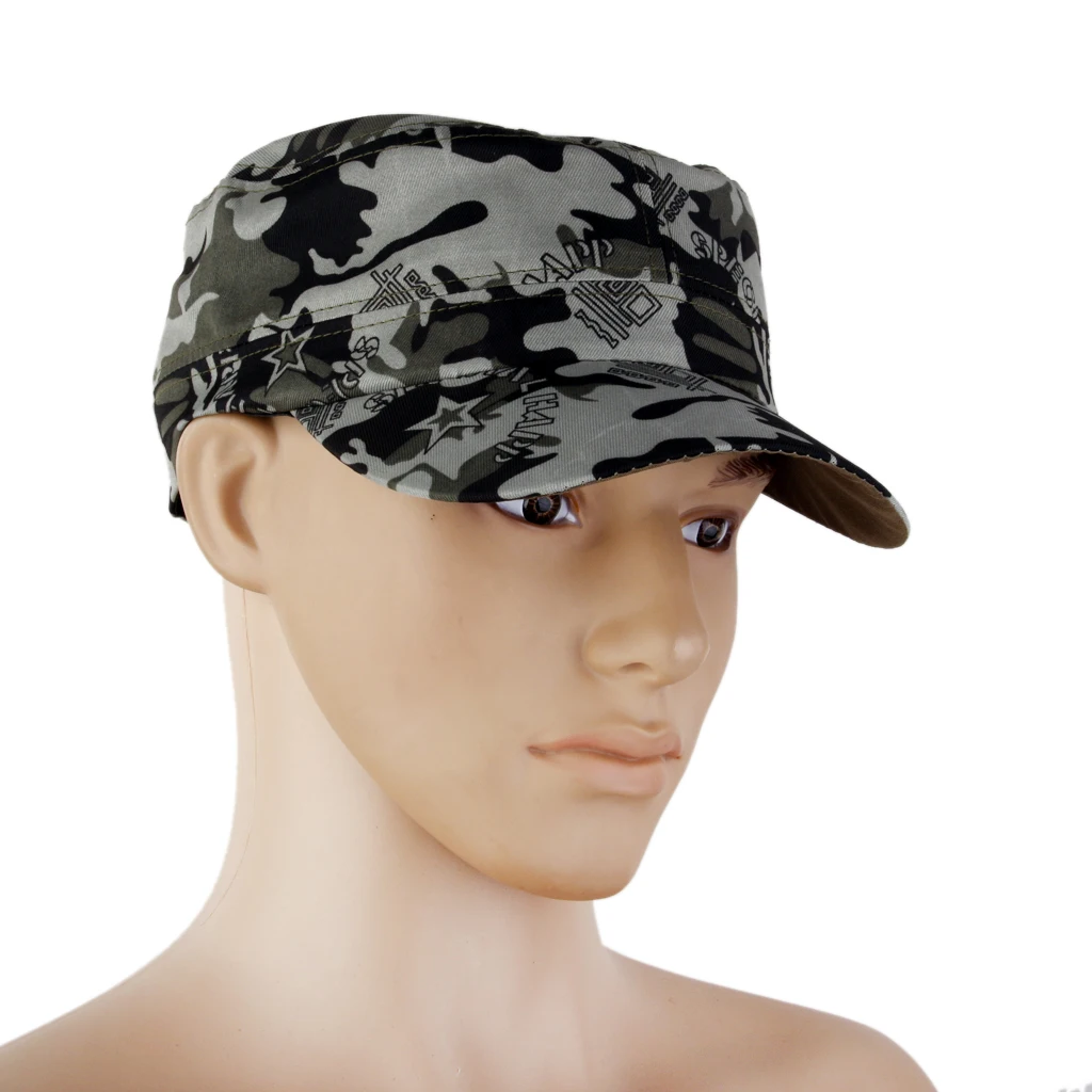 Adjustable Size Fishing Caps Camo Cap Patrol Castro Cap Golf Driving Visor Baseball Hat Camouflage for hunting hiking fishing