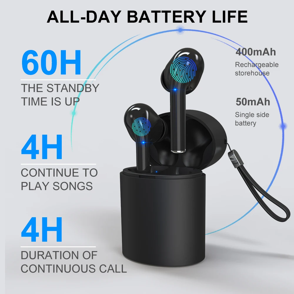 2020 Mini TWS M5 стерео гарнитура беспроводные наушники Bluetooth микрофон для всех