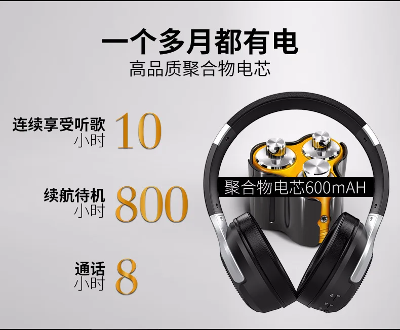 B26T Bluetooth 4,0 Беспроводные наушники микрофон стерео Бас гарнитуры Поддержка TF карты портативный складной Hands Free новые наушники