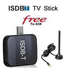 ISDB-T ТВ-тюнер Micro USB Brasil Peru цифровой ТВ-рецептор для TDT Android Phone Tablet ISDB T FAT USB 2,0 HD tv Recevier