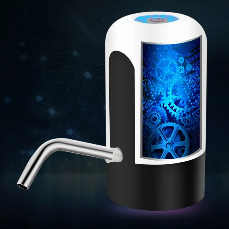 Фото Водяной насос Barreled портативная электрическая помпа для питьевой воды USB зарядка Водяной насос Barreled портативная электрическая помпа для питьевой воды USB зарядка