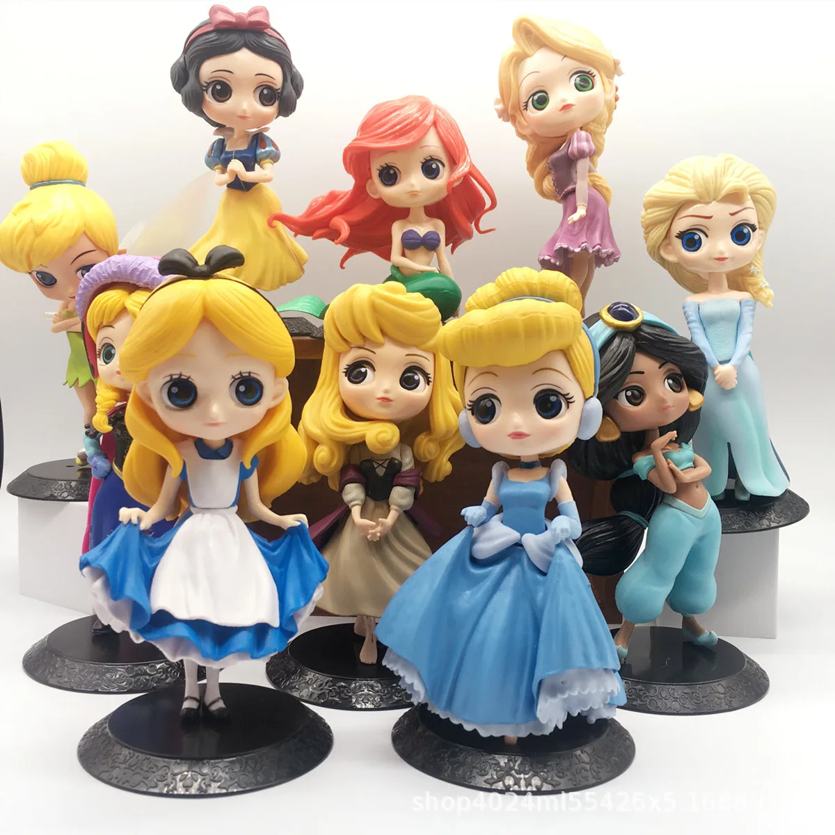 Экшн-фигурки Disney Холодное сердце принцесса Анна Эльза ПВХ модель куклы Золушка