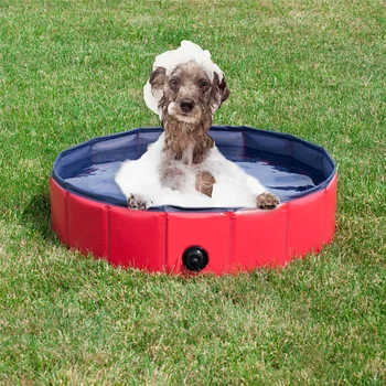 

Practical Foldable Pet Bathtub Swimming Pool Convenient Multi-functional Indoor Outdoor Dogs Cats Wash Bathing Tub