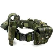 Модульное оборудование безопасности тактический ремень с 9 компонентами сумки кобура снаряжение для охраны безопасности охоты