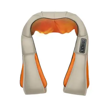 

U Shape Electrical Shiatsu Neck Shoulder Back Body Massager Infrared Heated Kneading Car Home Massage Relieve Muscle Fatigue
