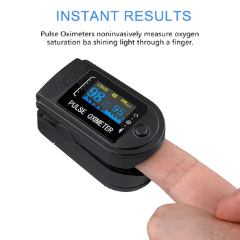

Household Portable OLED Fingertip Pulse Oximeter Blood Oxygen Rate Detector Finger SPO2 PR Monitor Health Care Tool for Children