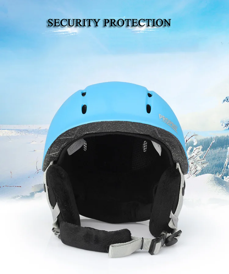 Half covered Ski Helmet Integrally molded Snowboard helmet Men Women