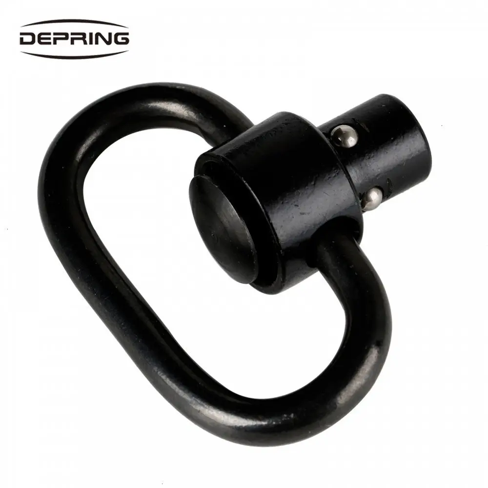 

1pc/2pcs 1.38" Loop Heavy Duty Push Button Sling Swivel Mount Quick Detach Release Hiking Camping Hunting Accessories
