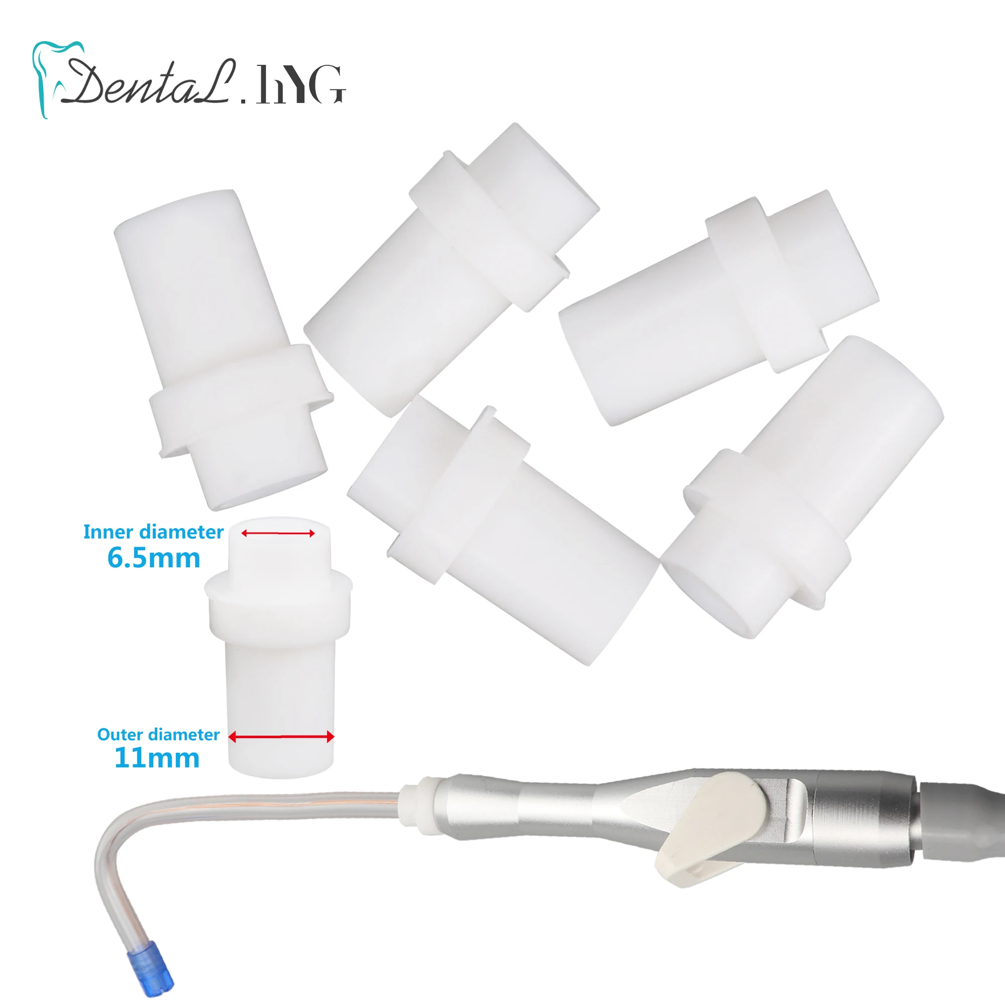 2Pcs Dentist Saliva Swivels Ejector Suction Adaptor Tips Surgical