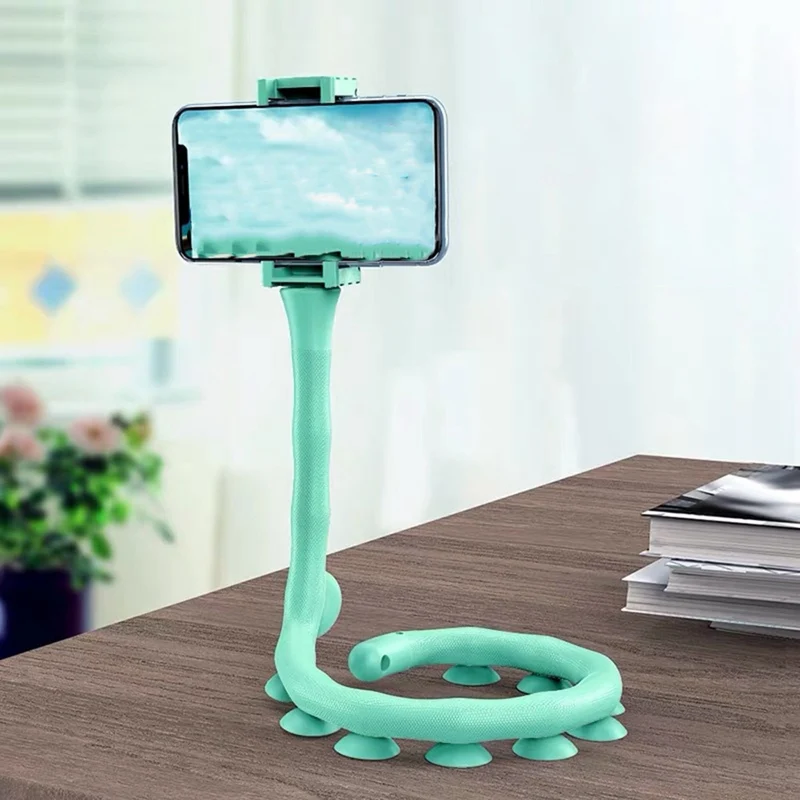 

New Cute Caterpillar Lazy Bracket Mobile Phone Bracket Worm Live Bracket Suction Cup Support Wall Desktop Pillar Holder