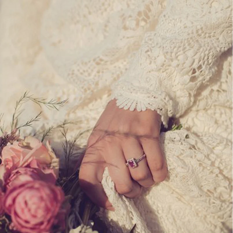 Vestidos настоящая фотография, новинка, кружевное пляжное богемные напольные платья с длинным рукавом, романтичное свадебное платье, платья для матери невесты