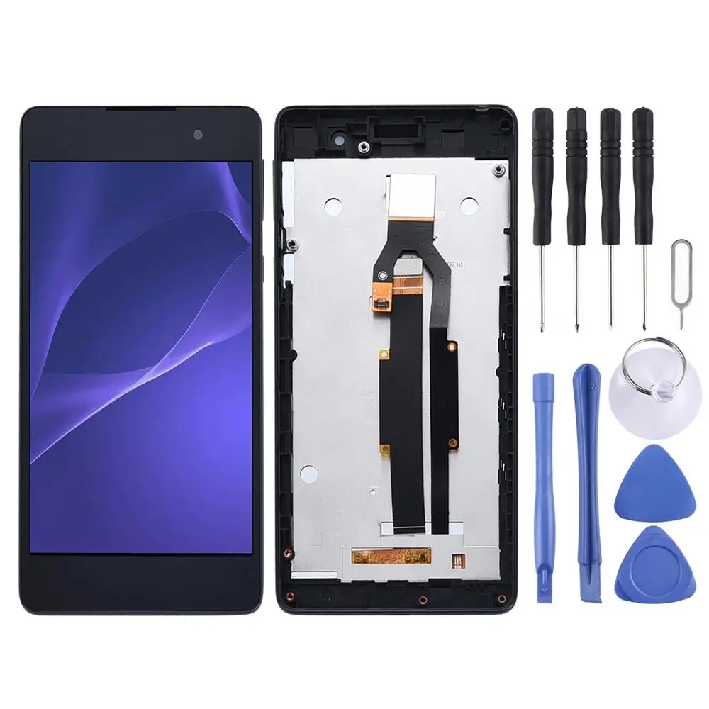 LCD Screen and Digitizer Full Assembly with Frame for Sony Xperia E5 F3311 F3313 | Мобильные телефоны и аксессуары