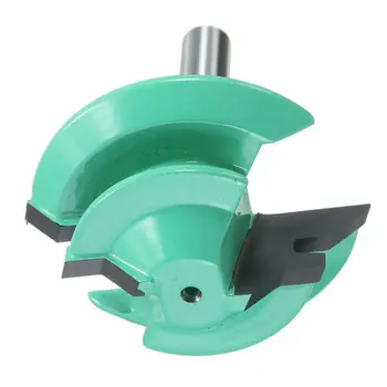 

New New 1PC 1/4 inch Shank Miter Block Router Bit 45 Degree Wood Milling Cutter 1-1 / 2 inch Diameter For Carpenter Tools