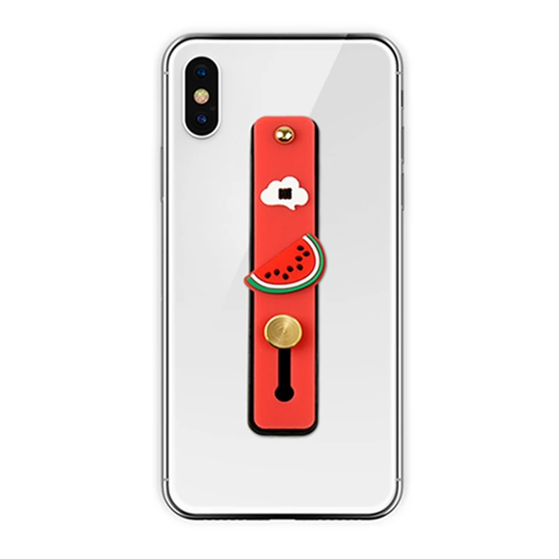  Universal Hand Band Halter Push-Pull Halterung Silikon Grip Stretch Stand Für iPhone U Typ Finger R