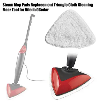 

Steam Mop Pads Replacement Triangle Cloth Cleaning Microfiber Washable Steam Mop Cloth Pad Cover For Vileda OCedar
