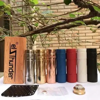 

Newest Thunder mod brass/copper mech mod vape mod 21700 compatible with 18650/20700 battery