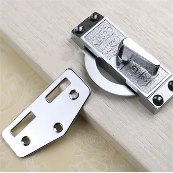 

180 Degree Sliding Door Hook Lock 202 Door Latch Lock Vintage Wooden Door Buckle Hasp Latch Anti-theft Hardware Fitting