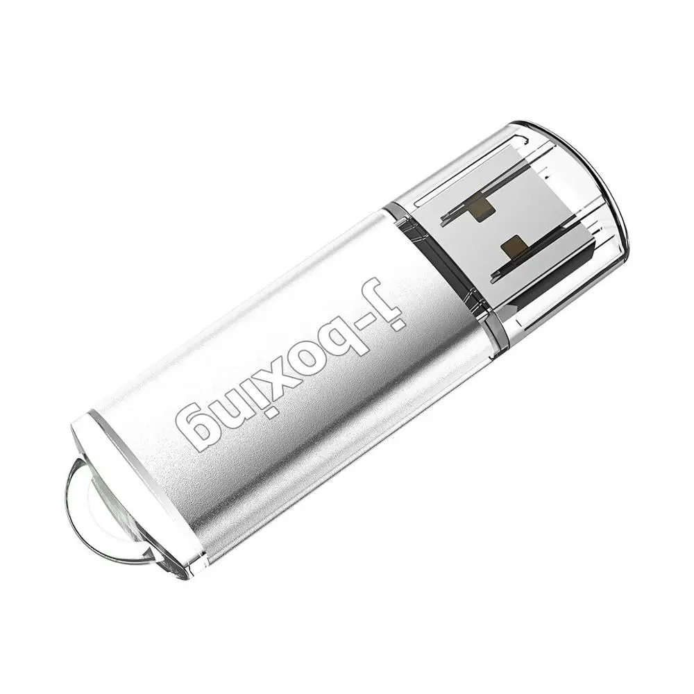 J-бокс Серебряный 16 Гб USB флеш-накопитель прямоугольная флеш-карта памяти Флешка для хранения большого пальца для компьютера ноутбук Mac планшет подарок - Цвет: Silver