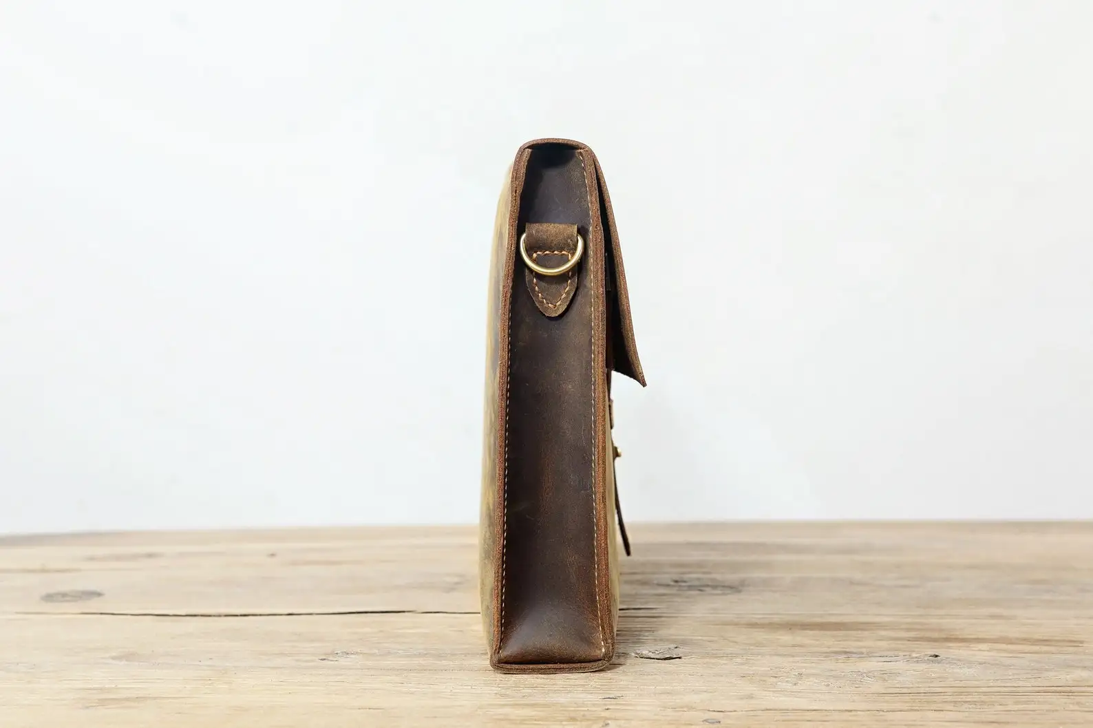 Slim Leather Crossbody Bag