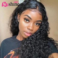 Глубокая волна парик фронта шнурка предварительно выщипанный с детскими волосами отбеленные узлы remy Волосы бразильские вьющиеся волосы фронта шнурка человеческие волосы парики