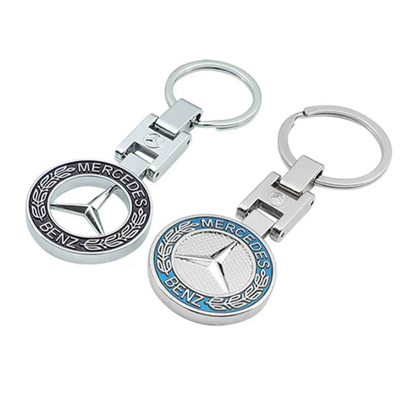 H Пряжка сплошной полый Mercedes-Benz автомобильный Автомобиль с металлическим брелоком рекламный поясной брелок