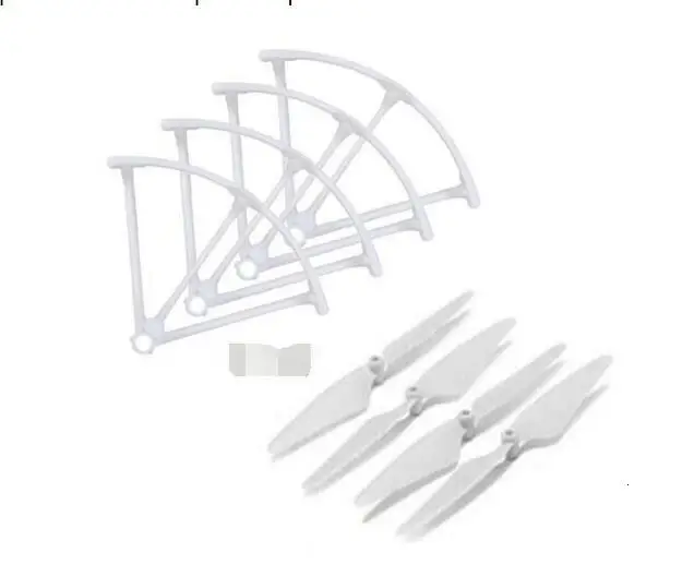 Hubsan H216A X4 Desire Pro Pezzi Di Ricambio Propeller Blade Set + Protector Puntelli Set Di Copertura