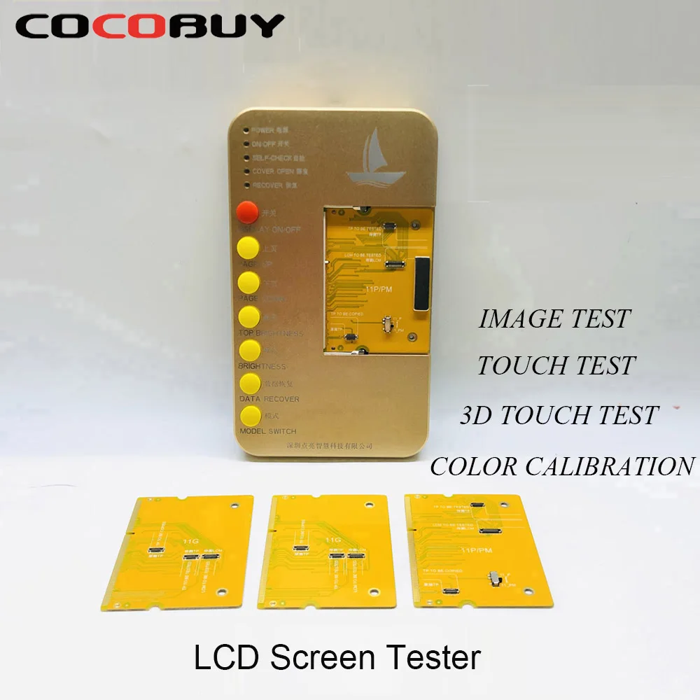 Novecel S1 Tester LCD OLED Mulitfunction Touch Panel For iPhone 6s to Xsmax 11ProMax True Tone Color Light Repair Tools|Наборы