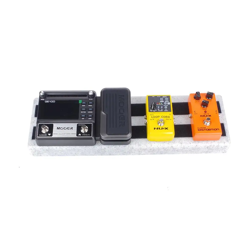 arrival Mini Electric Guitar Effects Pedal Board Portable Integrated Effects Board Hide Power Cables for Guitar Accessories