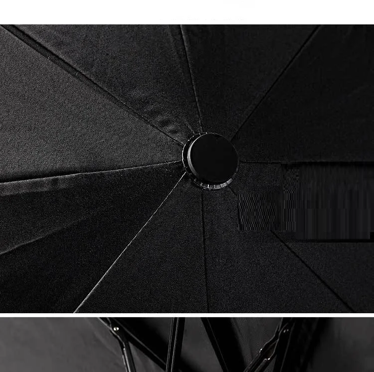 Изменение цвета сова 8 Ребра Черный Зонтик для женщин три-складной Анти защита от ультрафиолета зонтик дождь для женщин мужчин