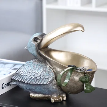 

Creative Home Furnishing Resin Storage Decoration Nordic Light Luxury Living Room TV Cabinet New Home Decoration Gift