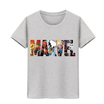 

Boy Girl Tshirt Children hop hip Skateboard Teeshirts Teenager surf tops tee Kids T-shirt Marvel comic T Shirt Unique Superhero