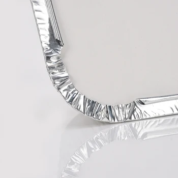 

410ml Tin box Roaster Recyclable 125 Pcs Aluminum Disposable Foil BBQ Baking