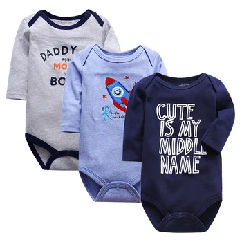 

2019 3PCS/lot Clothing Sets Cotton Newborn Unicorn Baby Girl Clothes Bodysuit Baby Clothes Ropa bebe Baby Boy Clothes