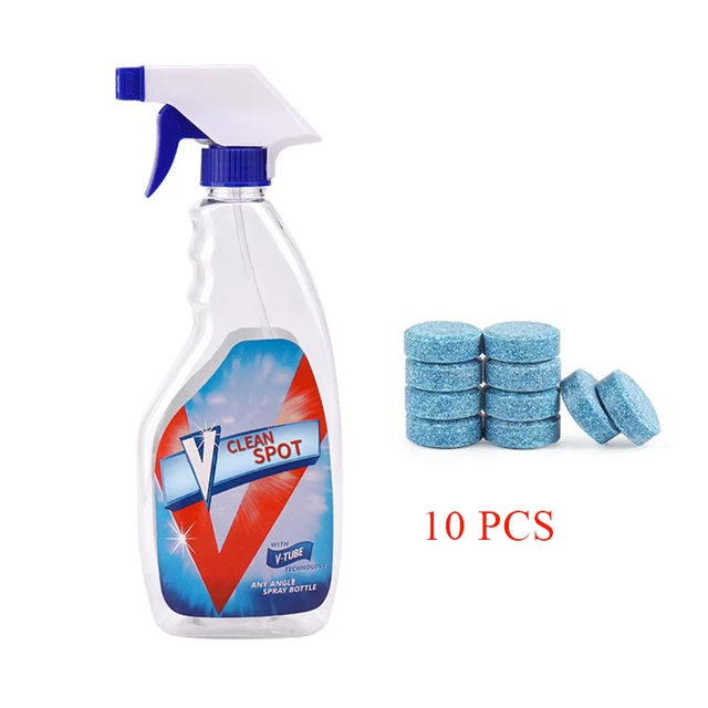 100/50/10Pcs Multifunction Effervescent Spray Cleaner Set Clean Spot Home Cleaning Concentrate Window Floor kitchen CleaningTool Bottle 10pcs
