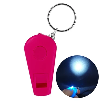 

Mini Portable 3-in-1 LED Light Whistle Keychain Flashlight Whistle Light Outdoor Survival Tool Camping Equipment