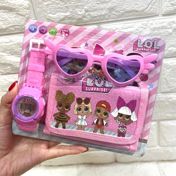 

Genuine LOL surprise dolls 3in1 Original lols dolls figures Sunglasses watch wallet action figures daily supplies lol dolls sets
