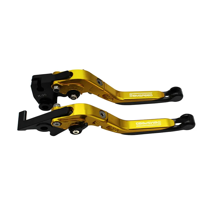 Рычаг тормоза сцепления Semspeed Мотоцикл CNC алюминиевый складной выдвижной тормозной рычаг s подходит для Honda ADV 150 adv 150 - Цвет: Gold
