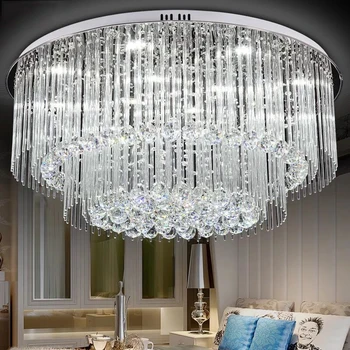 

Modern crystal ceiling lamp rotunda room lamp suitable for home and hotel lighting
