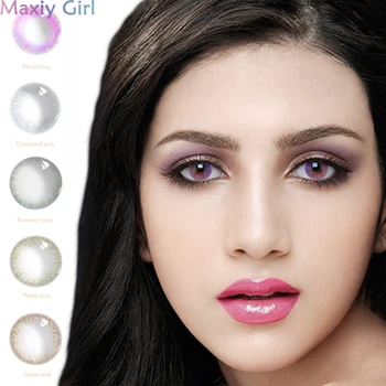 

2Pcs/1Pair Beauty Pupil Color Contact Lenses Crystal Clear Lens Maria Series Comfortable Eye Wear For Lady Party Gift