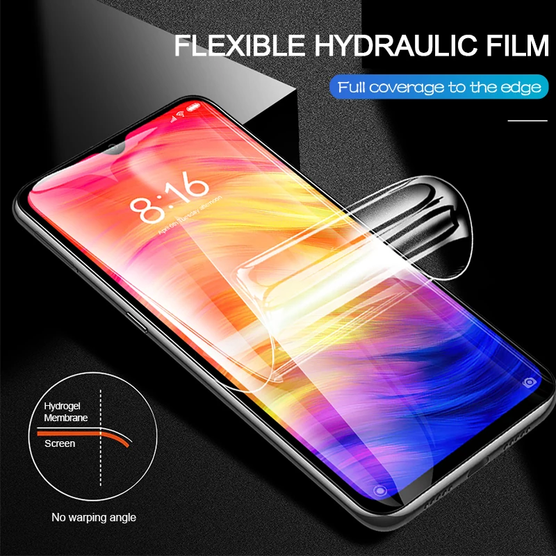Гидрогелевая Защитная пленка с полным покрытием для Huawei P30 P20 Lite Mate 20 Pro Y6 Y7 Y9 Prime 2019