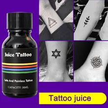 Элегантный профессиональный полу тату паста органический сок конусы чернила боди-арт тату крем HJL2019