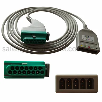 

Compatible fukuda DS8100, DS8200, DS8500 3-lead ECG cable 15pin