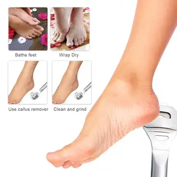 

New 10 Beauty Stainless Steel Blades Skin Razor Corn Cuticle Cutter Remover Rasp Pedicure File Foot Callus Foot Skin Care Tools